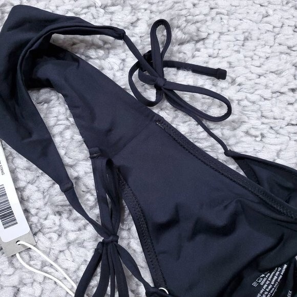 Everlane ReNew The String Bikini Bottom Black Women's Size XXS NWT Sustainable - Picture 5 of 6